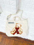 ✧ rare sold out baggu teddy bear horizontal duck bag ✧