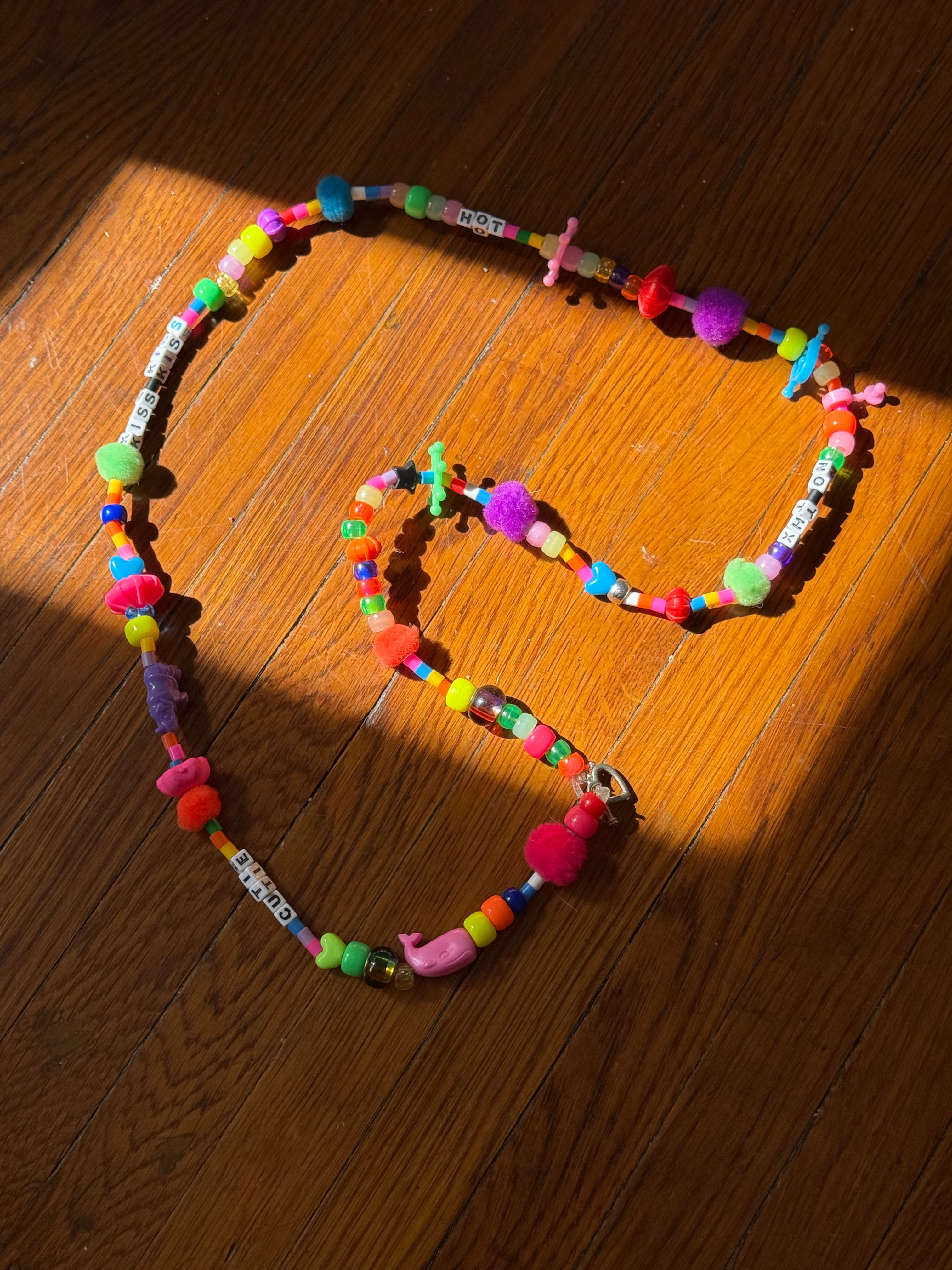 ✿ handmade Y2K beaded waist chain