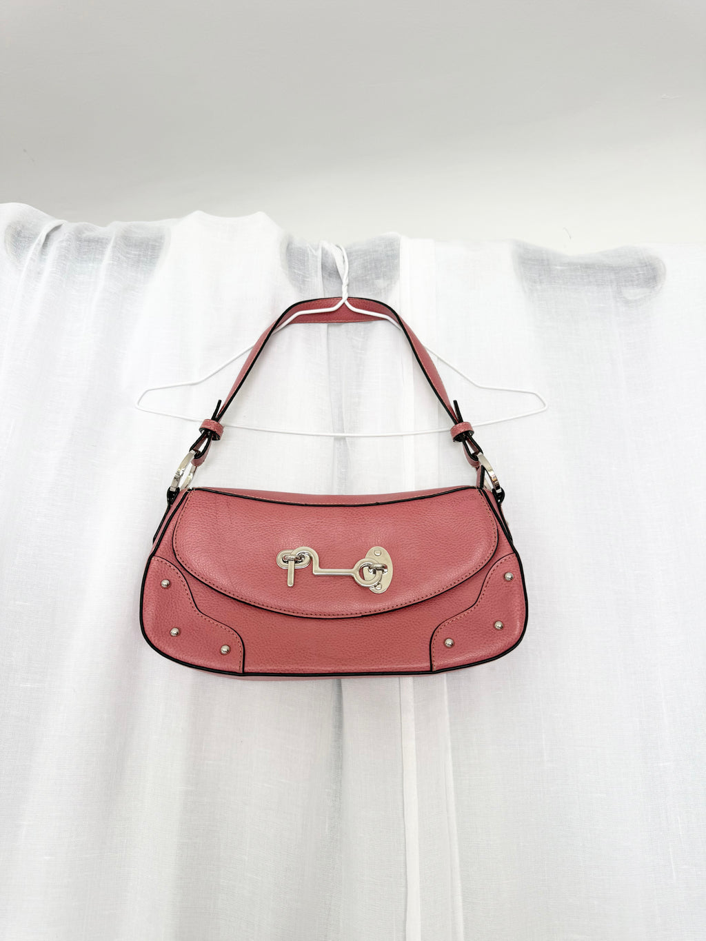 ✦ Y2K Pink Key Hardware Shoulder Bag ✦