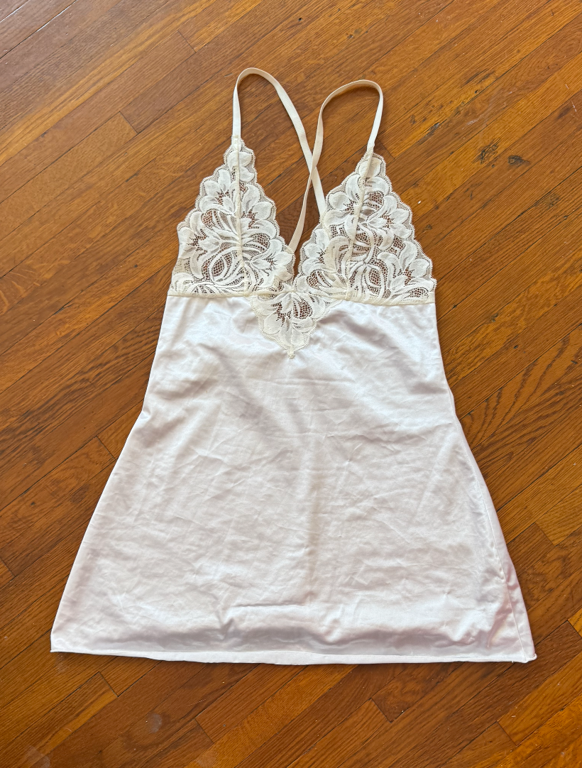 mini lace slip