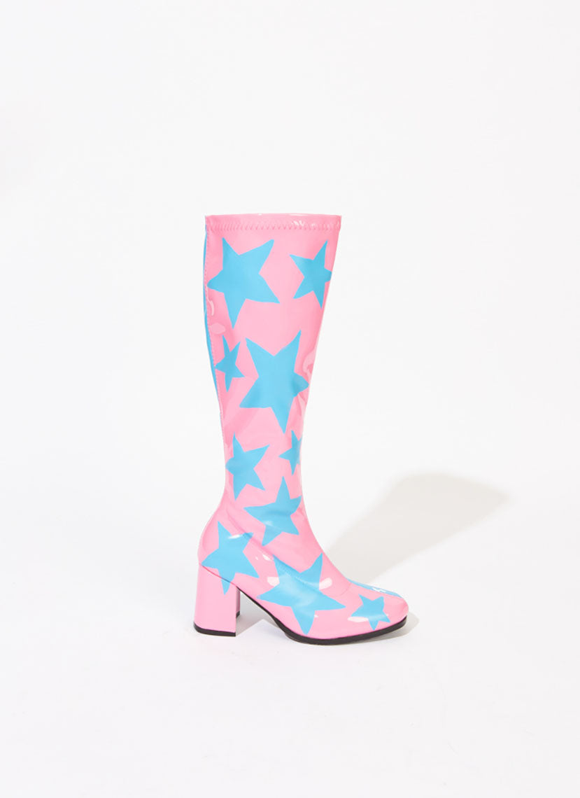 SHOOTING STAR GOGO BOOTS (Size 7)
