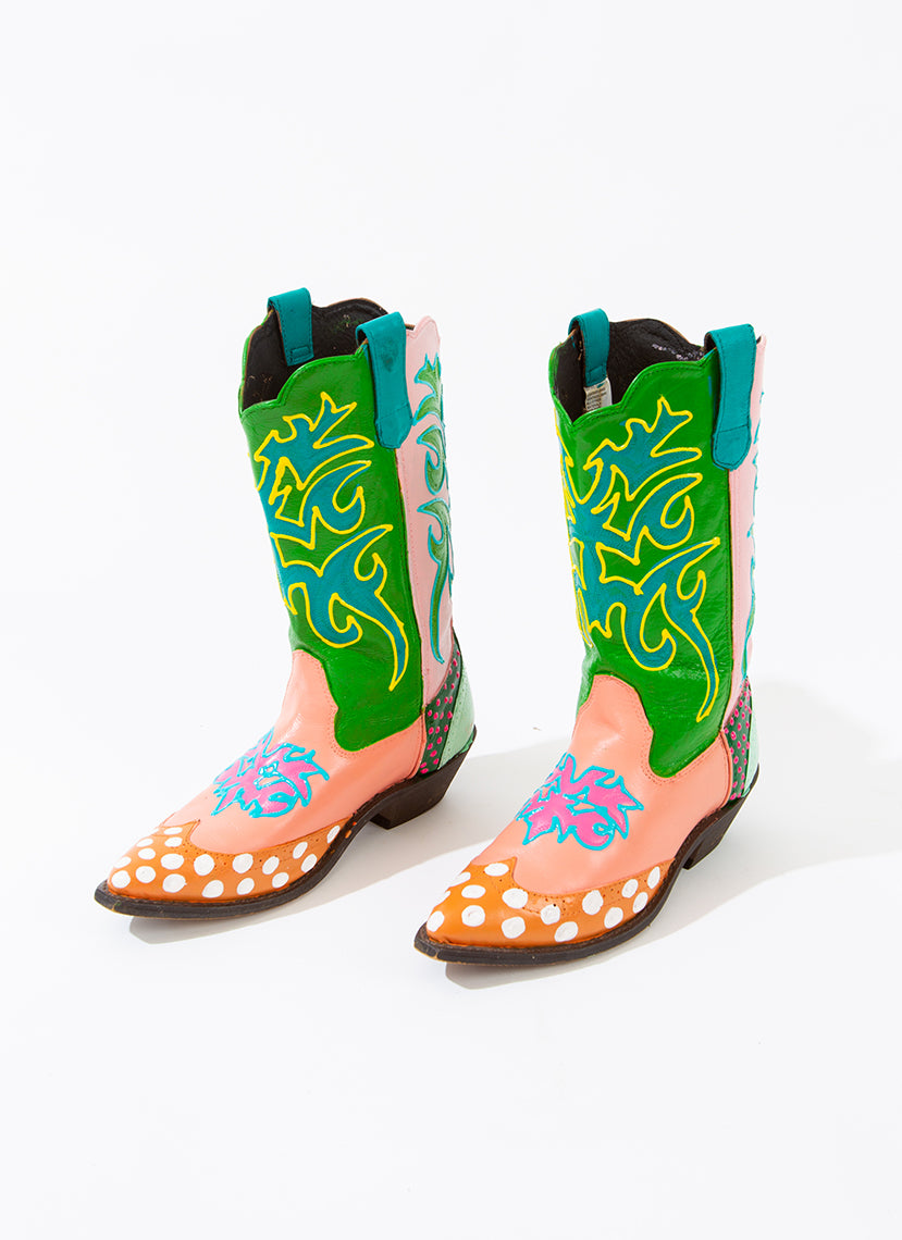 SPICY MARG COWBOY BOOTS (Size 8.5)